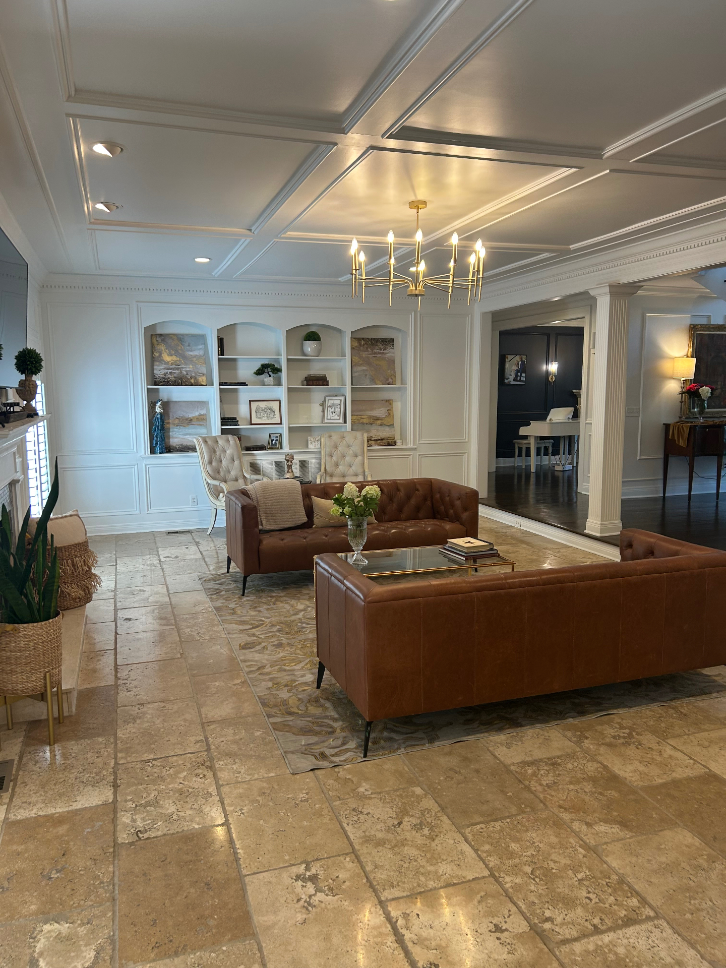 Tidied formal living room